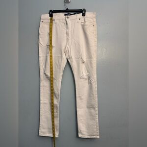 Hollister Men's Straight White Jeans 34x30